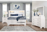 Jordyn White King Bed Group - sold by Home Elegance USA
