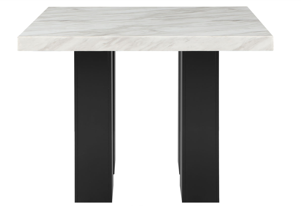 D04 White Bar Table And D04 Black Bar Stool - sold by Home Elegance USA