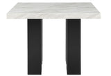 D04 White Bar Table And D04 Black Bar Stool - sold by Home Elegance USA