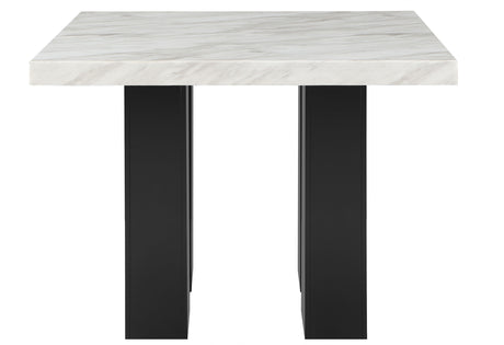 D04 White Bar Table And D04 Black Bar Stool - sold by Home Elegance USA