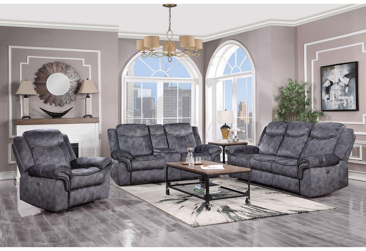 U2200 Domino Granite Power Reclining Sofa | Global Furniture USA
