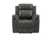 U8517 Grey Glider Recliner | Global Furniture USA