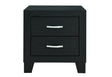 Reid Black Nightstand | Global Furniture USA