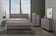 Kate Grey King Bed Group - sold by Home Elegance USA