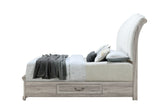 Rowan Natural King Bed With Storage | Global
