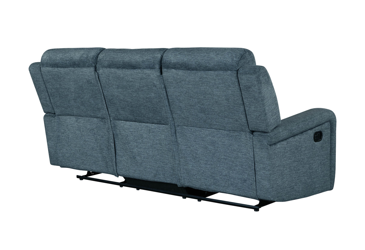 U6024 Dark Grey 9 Reclining Sofa | Global Furniture USA