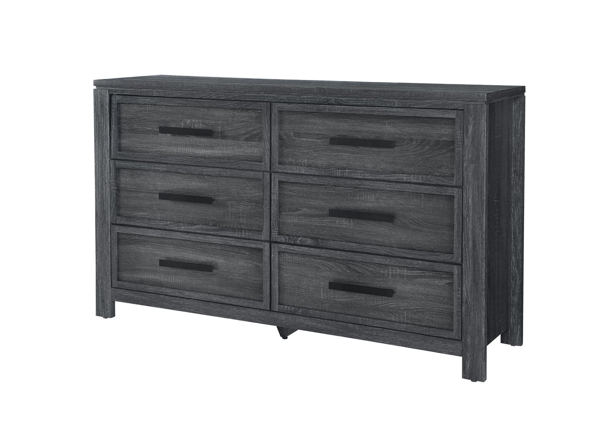 Cypress Dark Grey Dresser - Home Elegance USA