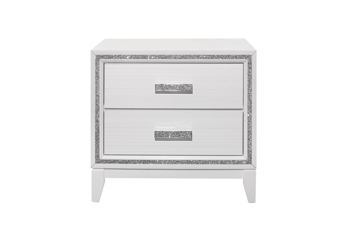 Lily White Nightstand | Global Furniture USA - Home Elegance USA
