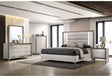 Zambrano Queen Bedroom Set White Lacquer with LED - Global Furniture USA - Home Elegance USA