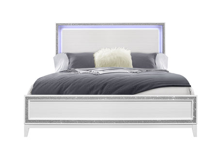 Lily White King Bed | Global - Home Elegance USA