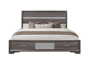 Seville Grey King Bed | Global