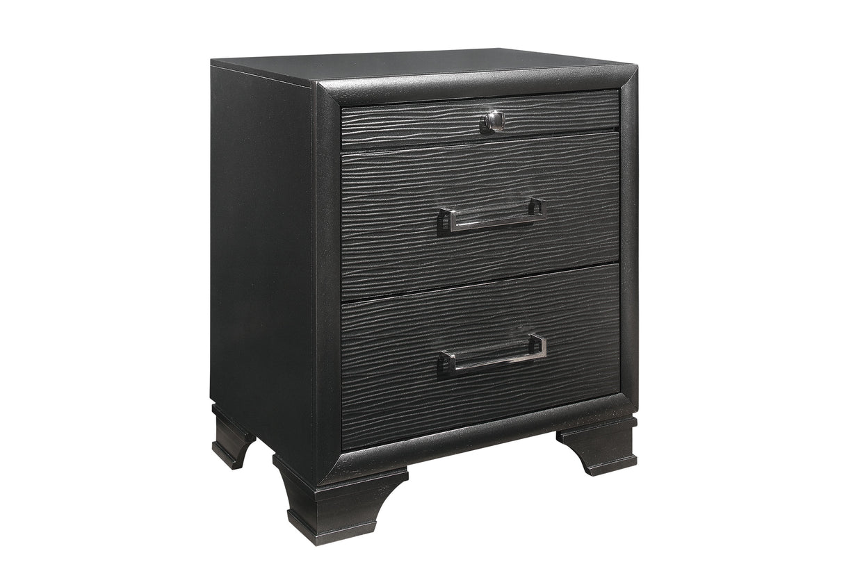 Jordyn Grey Nightstand | Global Furniture USA