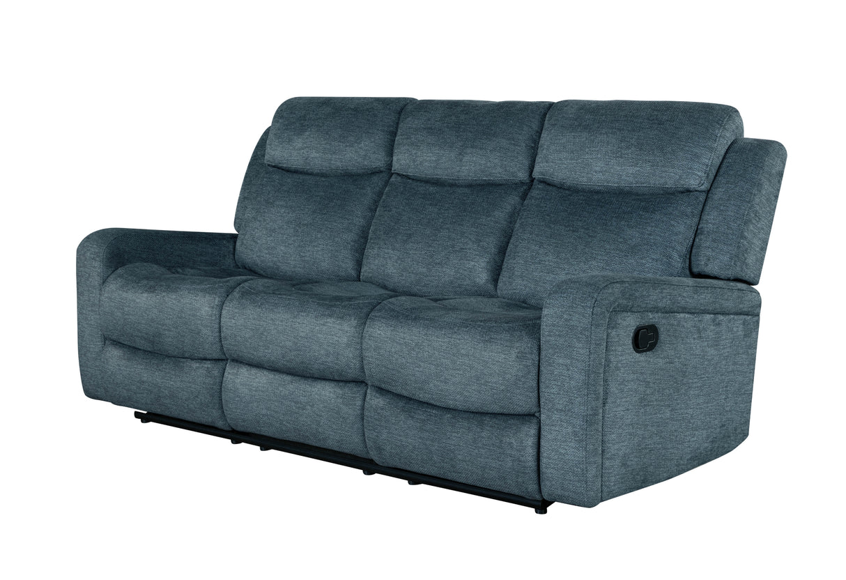 U6024 Dark Grey 9 Reclining Sofa | Global Furniture USA