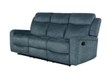 U6024 Dark Grey 9 Reclining Sofa | Global Furniture USA