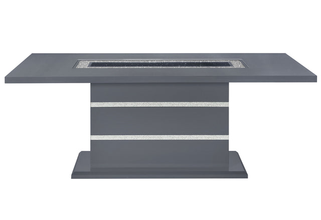 Monaco Dark Grey Dining Table | Global - Home Elegance USA