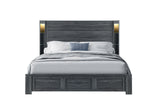 Cypress Dark Grey King Bed | Global - Home Elegance USA