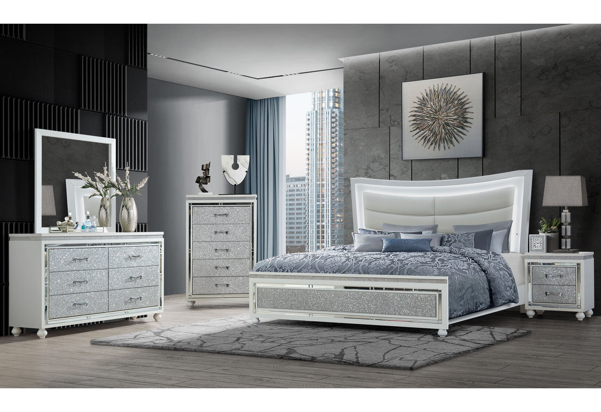 Collete White Dresser - Home Elegance USA