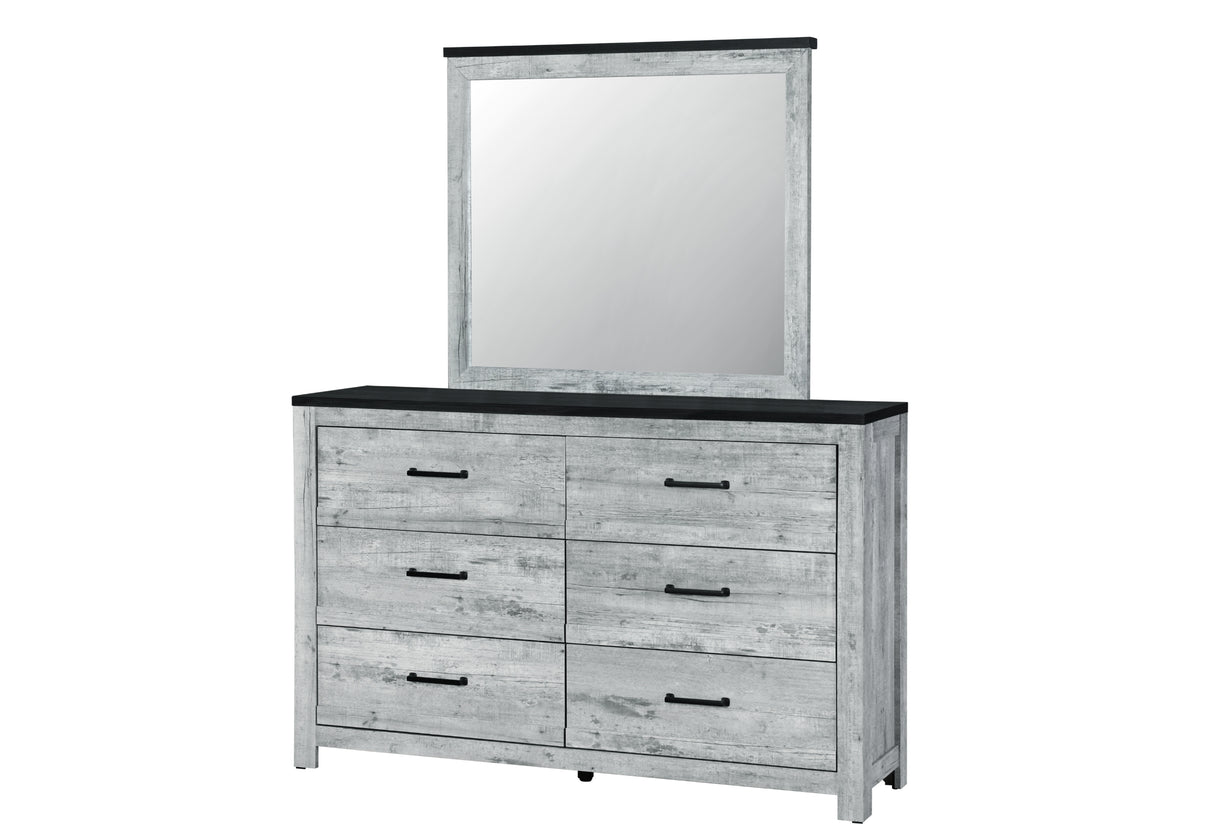 Ozark Grey Wash Dresser - Home Elegance USA