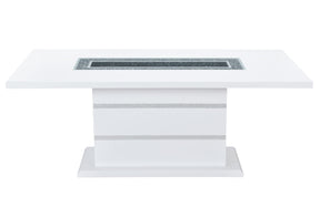 Monaco White Dining Table | Global - Home Elegance USA