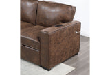 U0203 Coffee Reversible Pull Out Sofa Bed | Global Furniture USA