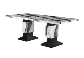 D12 Dt White/Black | Global - Home Elegance USA