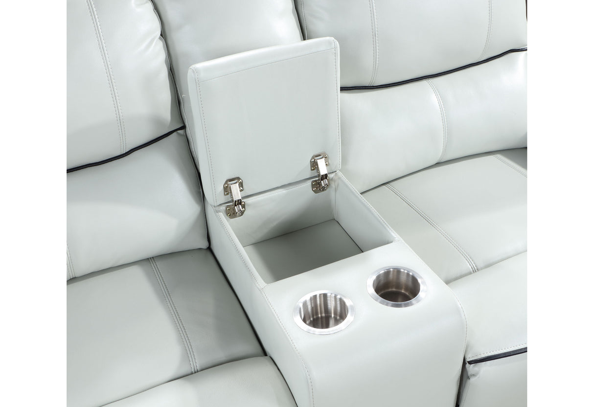 U1790 Light Grey Power Reclining Sofa | Global Furniture USA