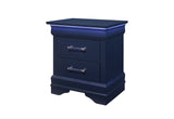 Charlie Blue Twin Bed, Dresser, Mirror, & Nightstand - sold by Home Elegance USA