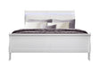 Charlie White King Bed With Led | Global - Home Elegance USA