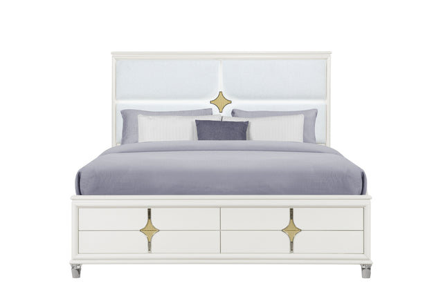 Orion Gold King Bed | Global - Home Elegance USA
