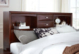 Linda Merlot Queen Bed with Storage Drawers – Global Furniture USA