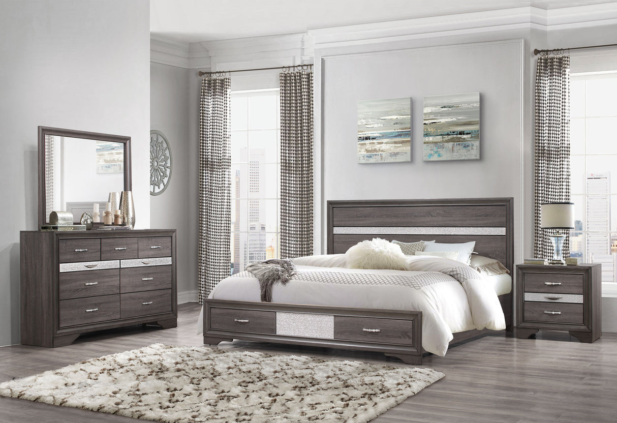 Seville Grey Dresser | Global Furniture USA