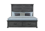 Tatum Grey Stoarge King Bed | Global
