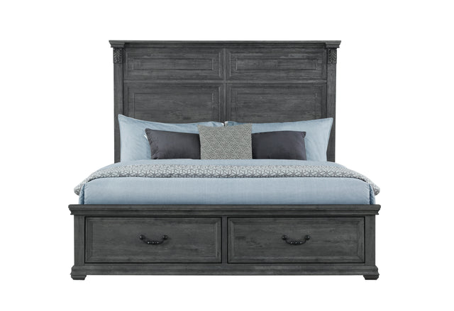 Tatum Grey Stoarge King Bed | Global