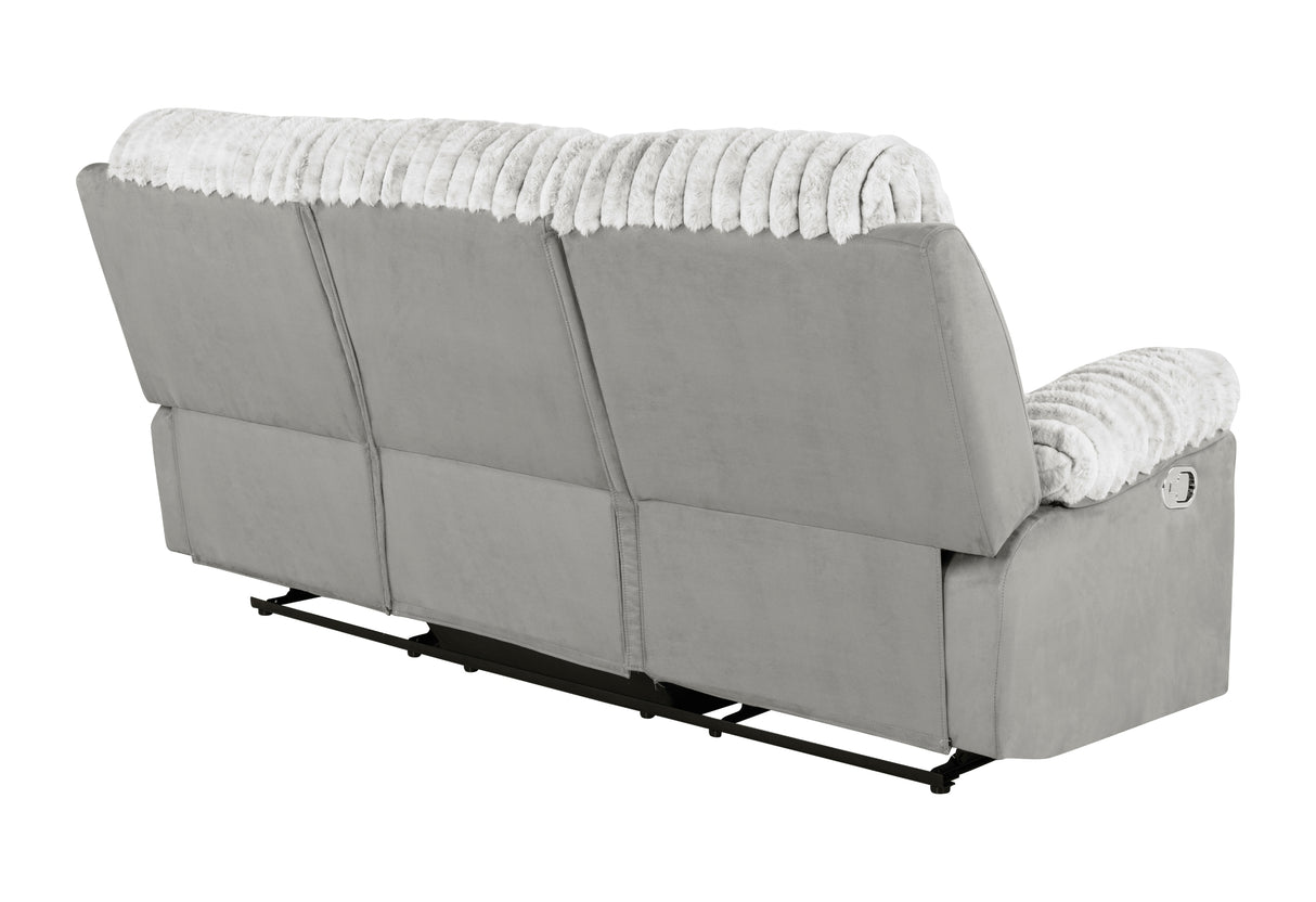 U6028 Grey Reclining Sofa | Global Furniture USA