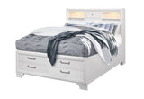 Jordyn White Queen Bed | Global - Home Elegance USA