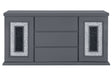 Monaco Dark Grey Buffet | Global Furniture USA - Home Elegance USA