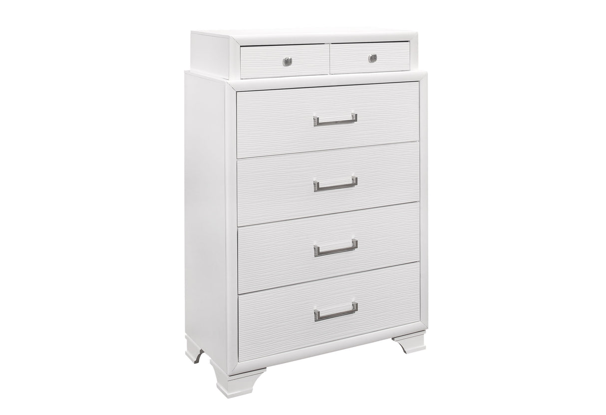 Jordyn White Chest | Global - Home Elegance USA