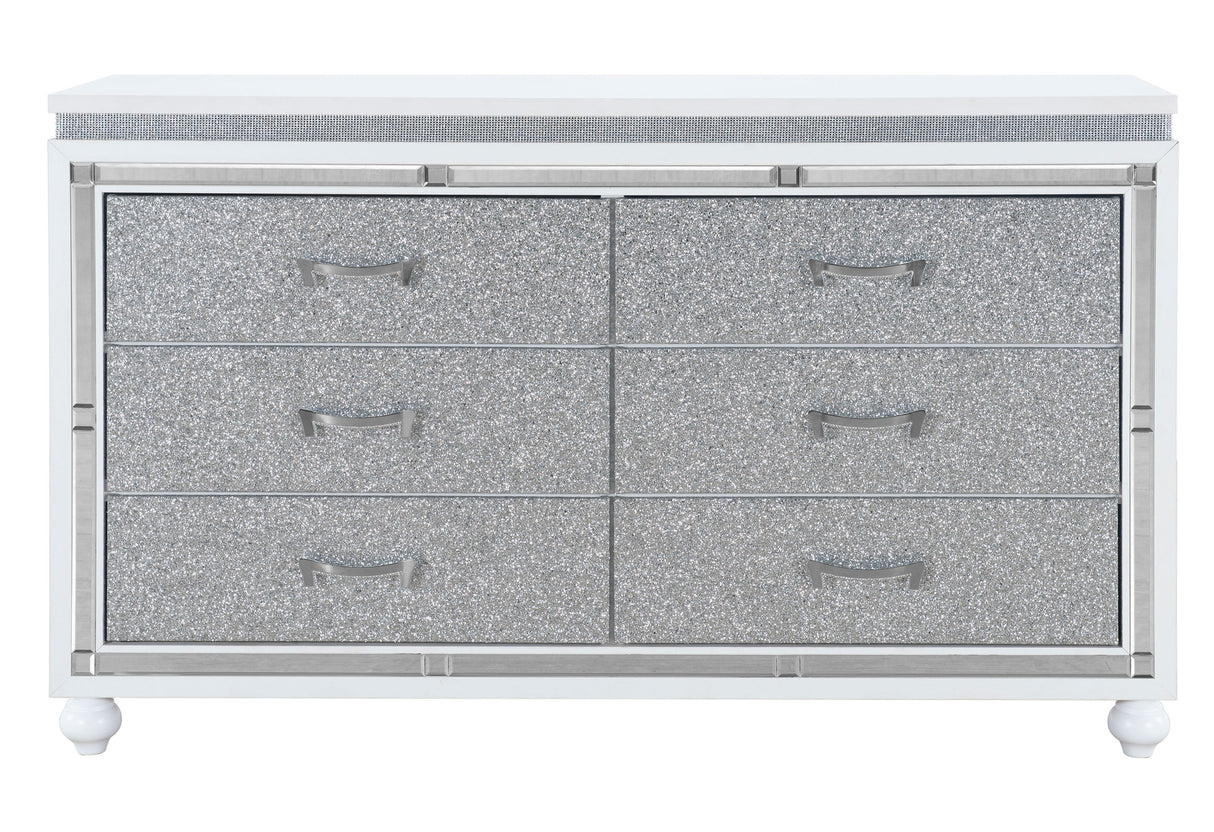 Collete White Dresser - Home Elegance USA