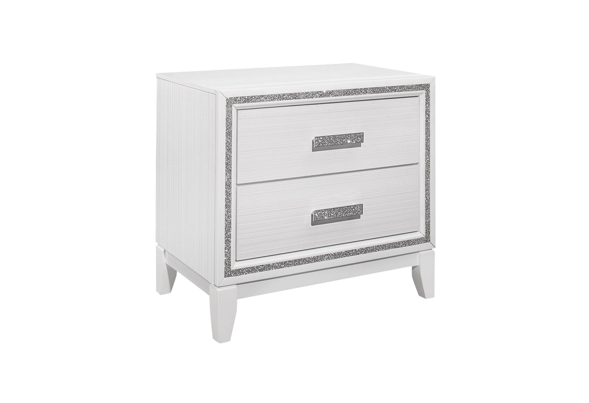Lily White Nightstand | Global Furniture USA - Home Elegance USA