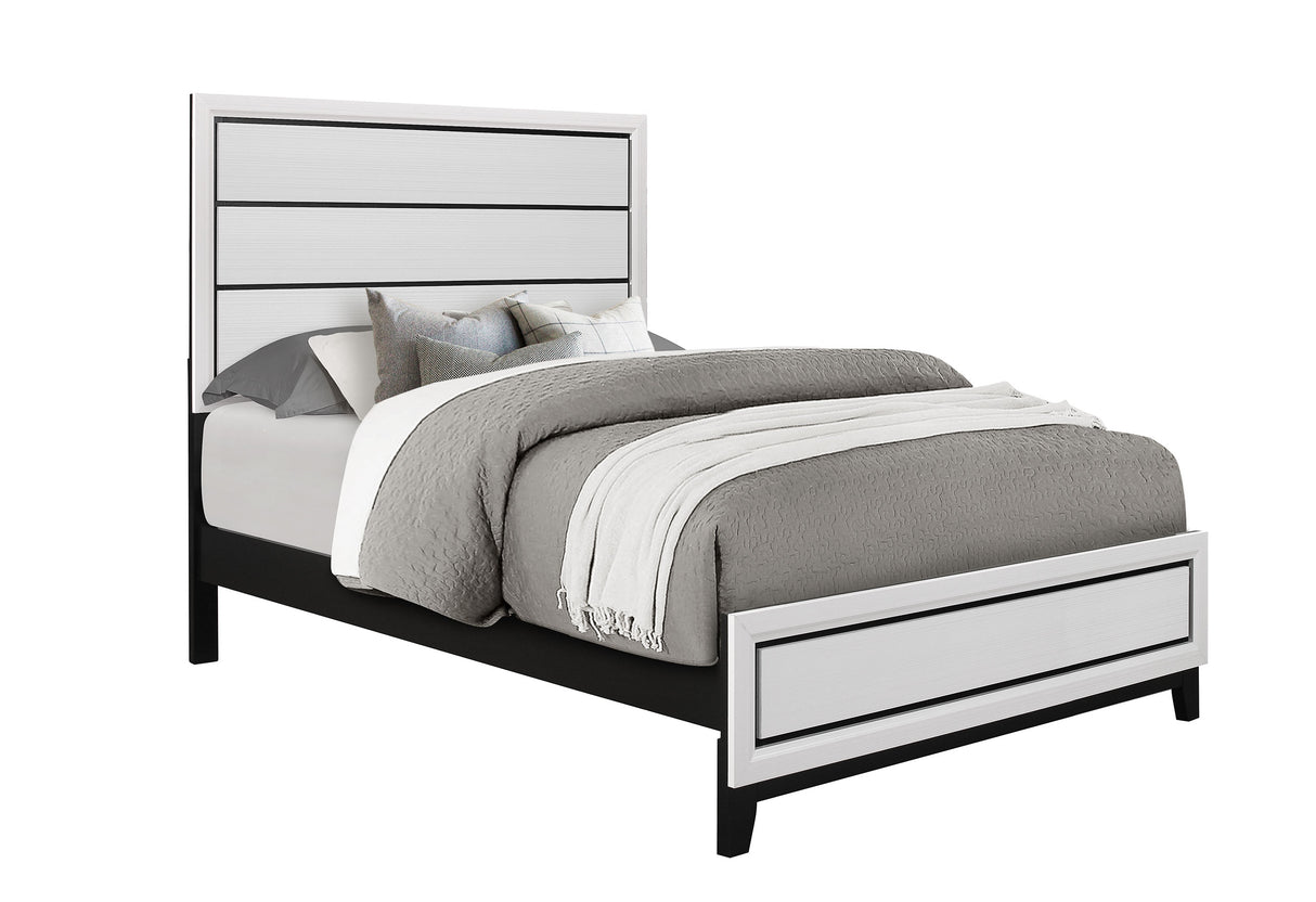 Kate White Full Bed Group - sold by Home Elegance USA