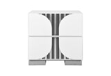 Talia White Nightstand | Global Furniture USA