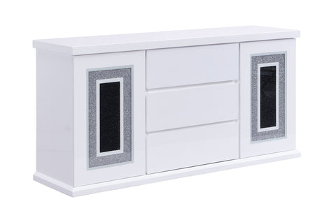 Monaco White Buffet | Global Furniture USA - Home Elegance USA