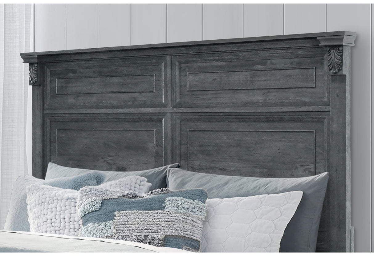 Tatum Grey Queen Bed Without Storage | Global