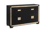 Global Furniture USA Blake Black/Gold Dresser Global Furniture USA Blake Black/Gold Dresser