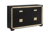 Blake Black/Gold Dresser - Home Elegance USA