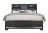 Jordyn Grey King Bed | Global - Home Elegance USA