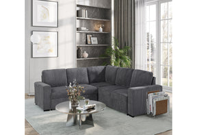 U2660 Grey Sectional W/O Chaise And W/O Pullout | Global Furniture USA