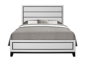 Kate White Queen Bed | Global - Home Elegance USA
