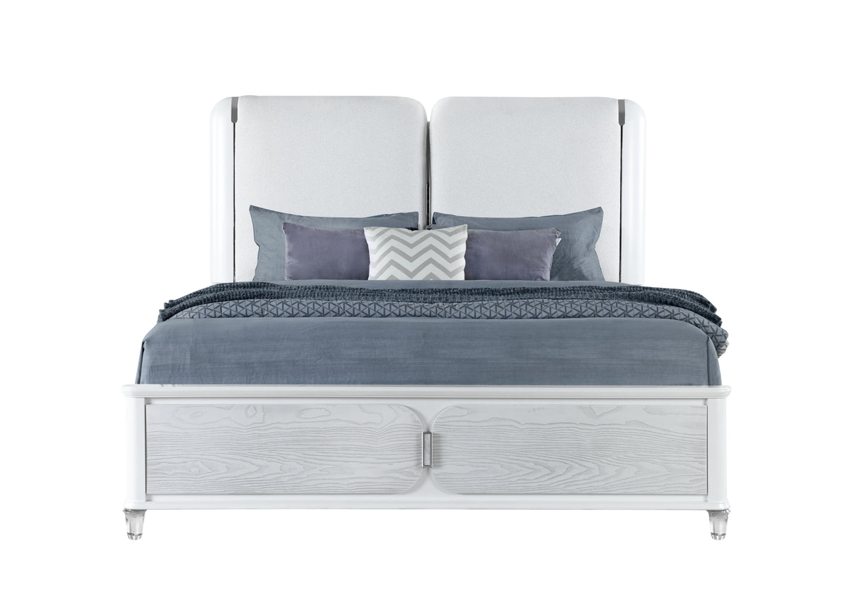 Apollo Grey King Bed | Global - Home Elegance USA