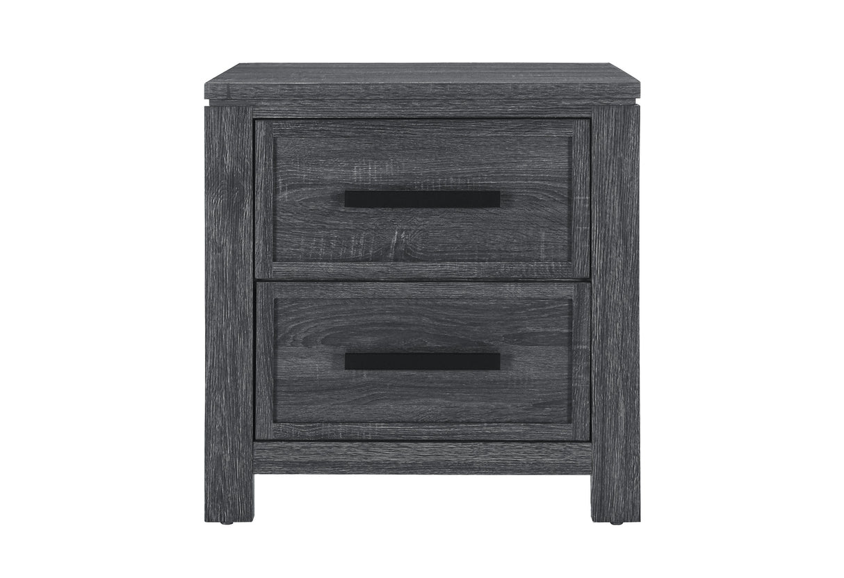 Cypress Dark Grey Nightstand | Global Furniture USA - Home Elegance USA